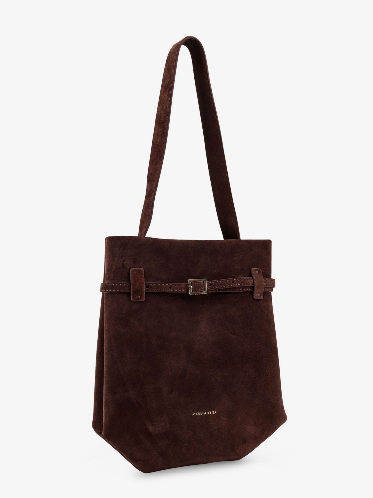 MANU ATELIER Mini Tote Du Jour suede shoulder bag