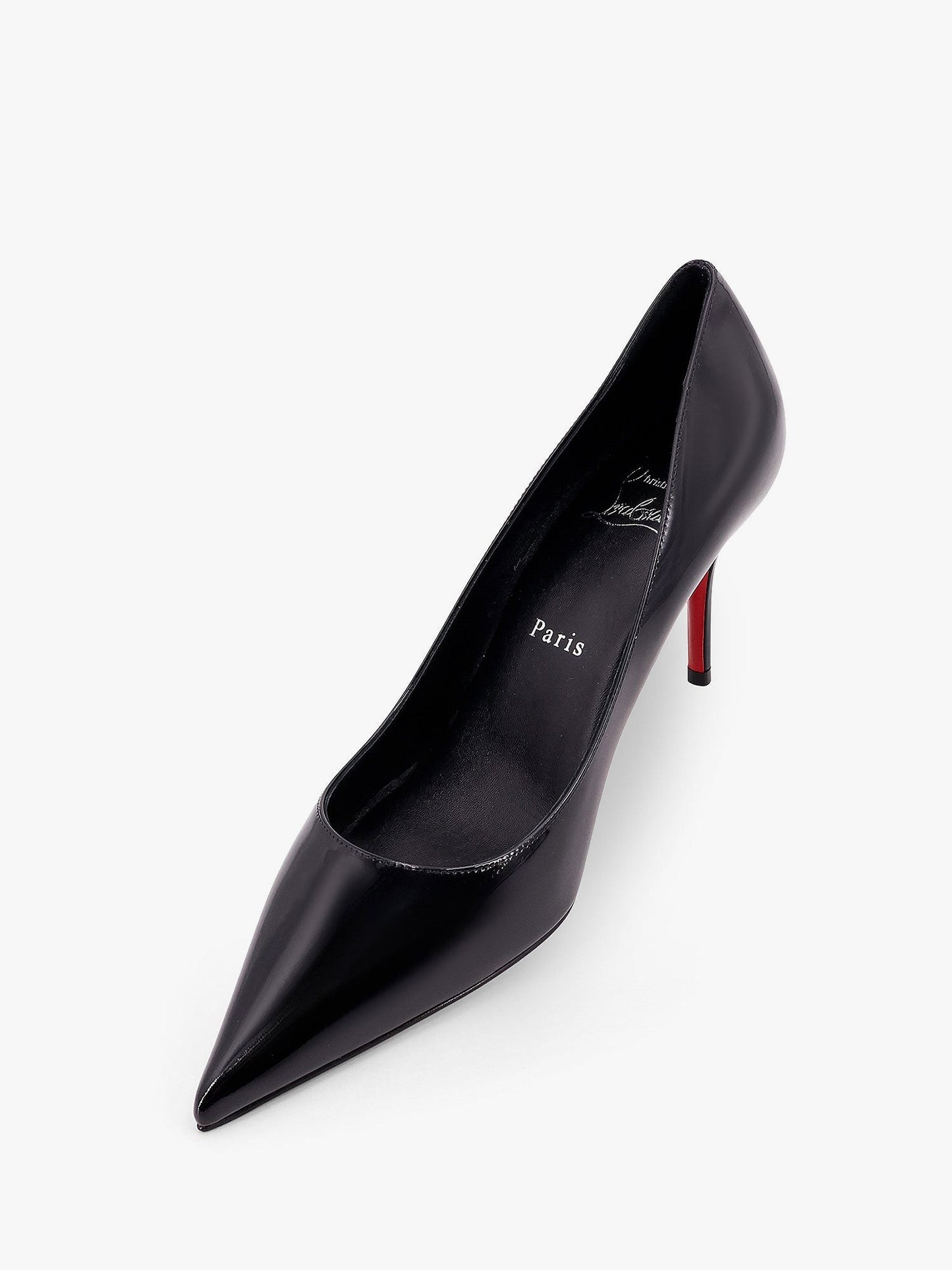 CHRISTIAN LOUBOUTIN Miss Z 80 patent leather pumps