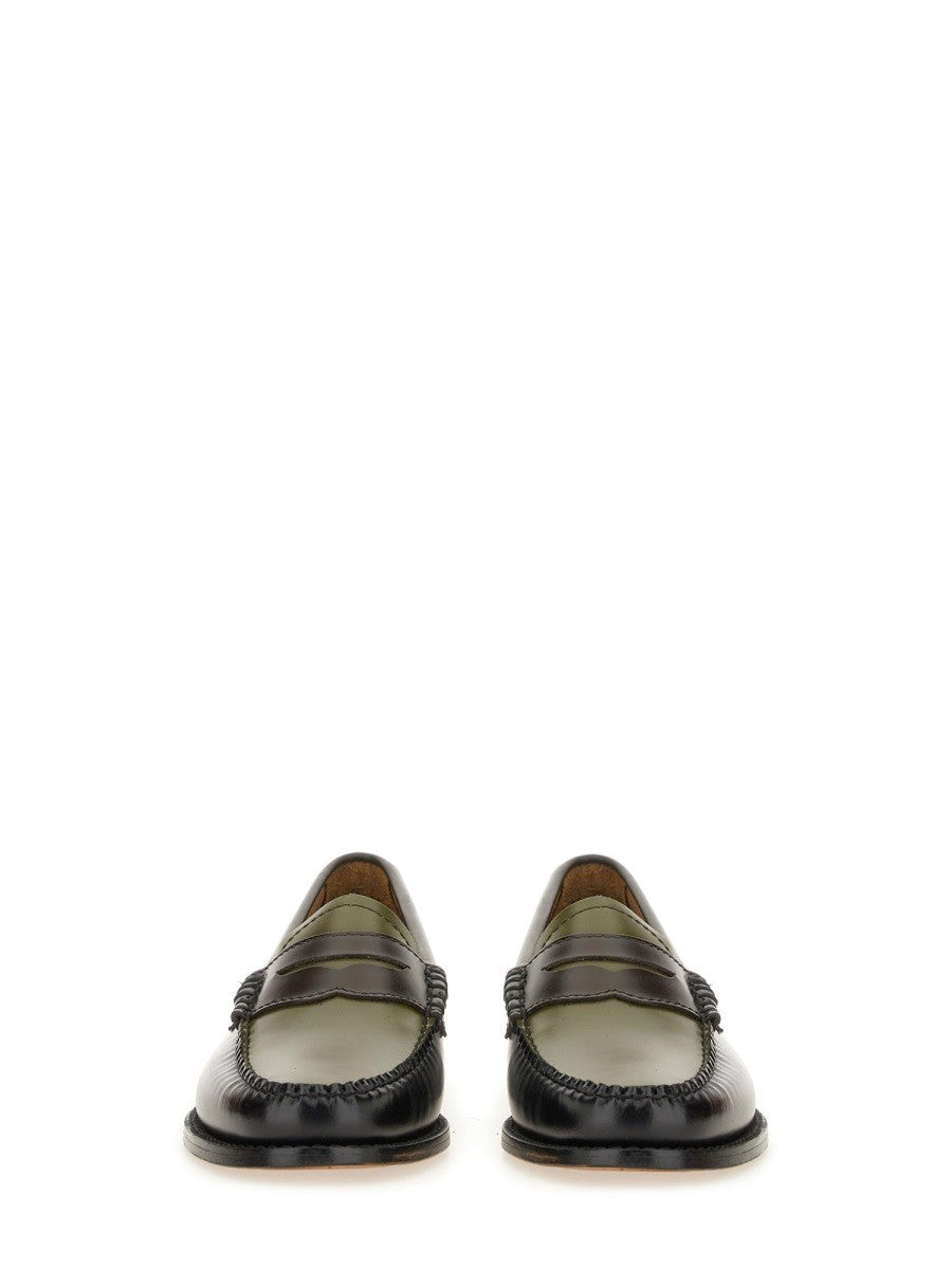 G.H. BASS MOCCASIN "WEEJUNS TRICOLOUR PENNY"