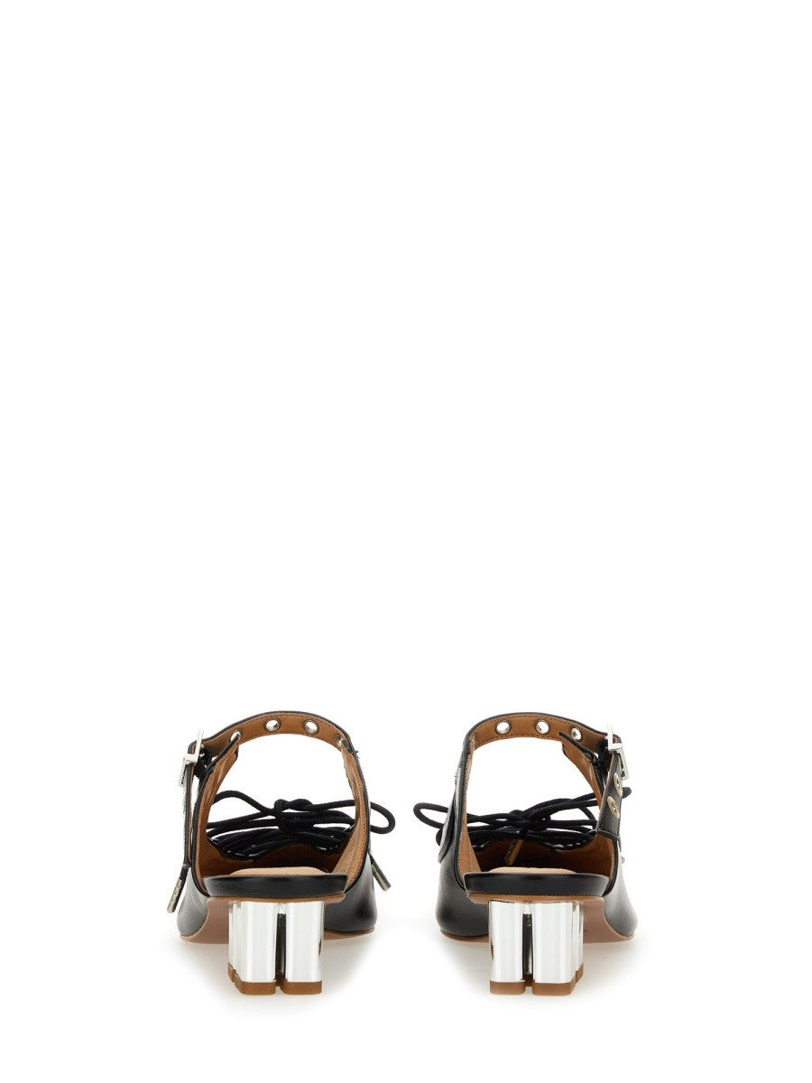 GANNI MULE LACE-UP