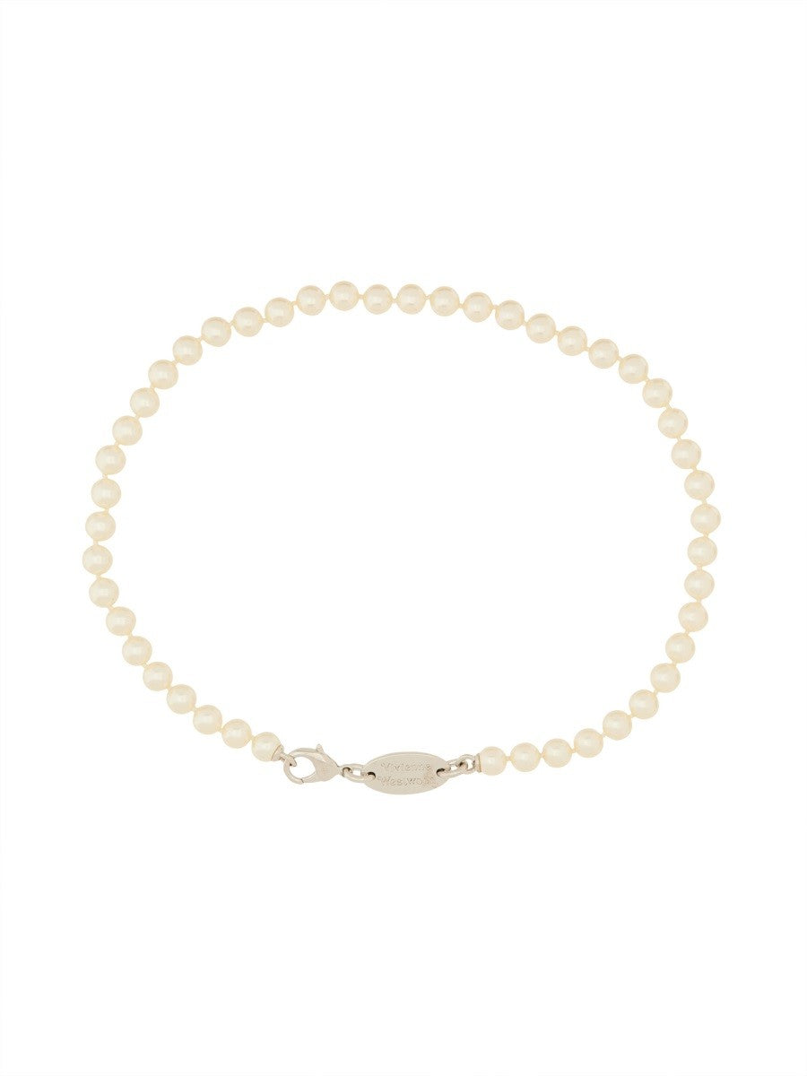 Vivienne Westwood "STUART" NECKLACE WITH SWAROWSKI PEARLS