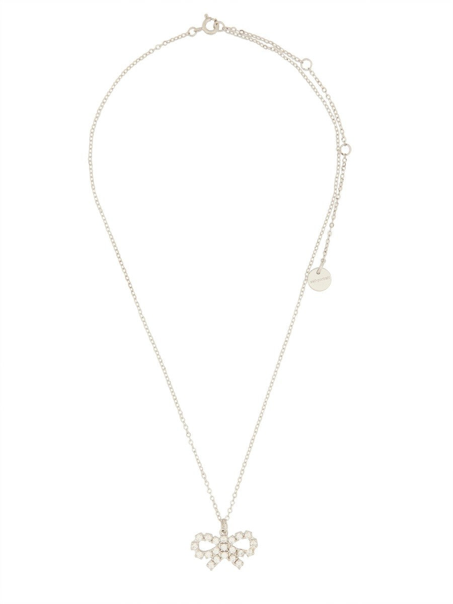 SELF-PORTRAIT NECKLACE WITH BOW