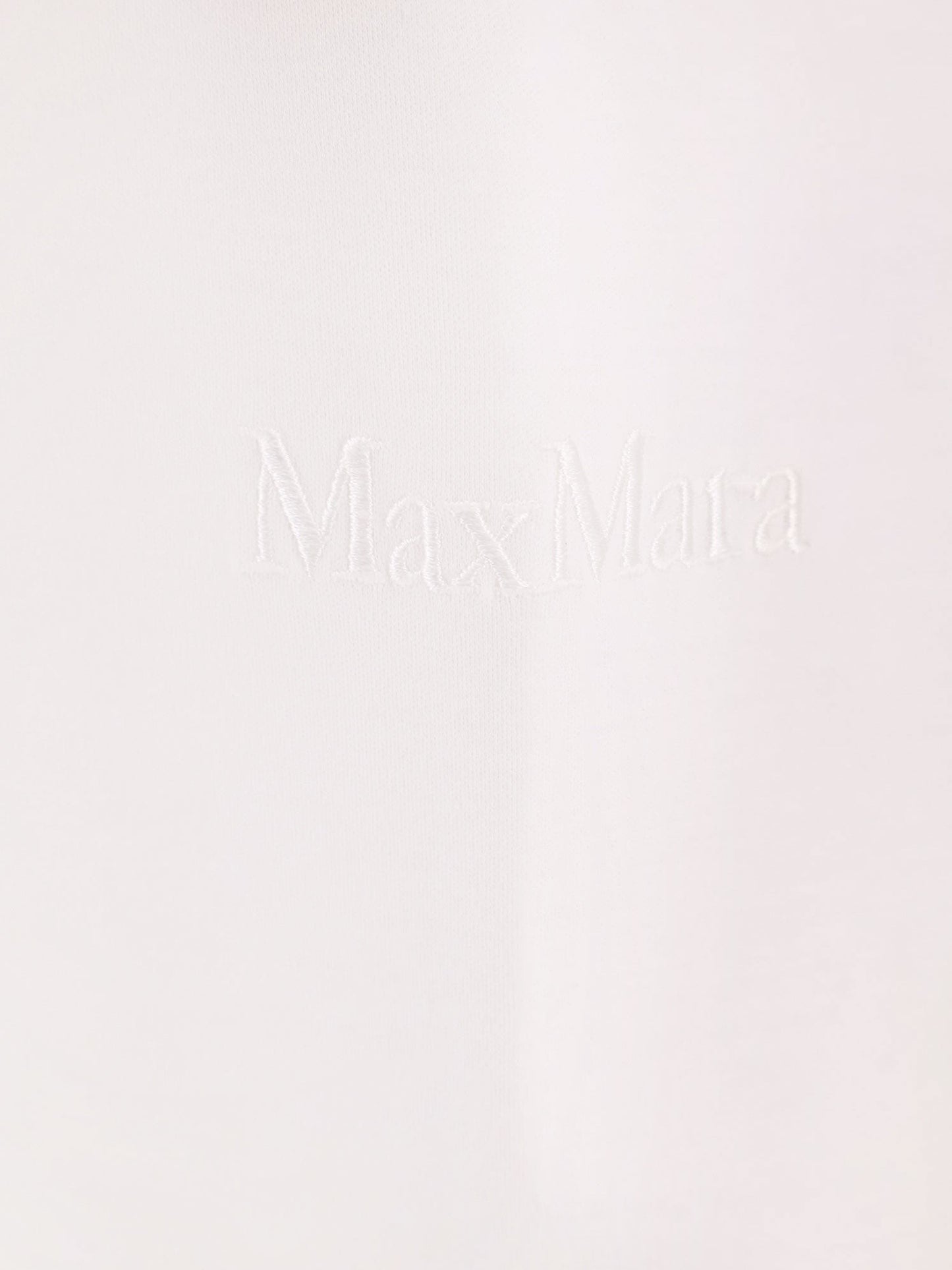 Max Mara Nerina cotton t-shirt with max mara embroidery