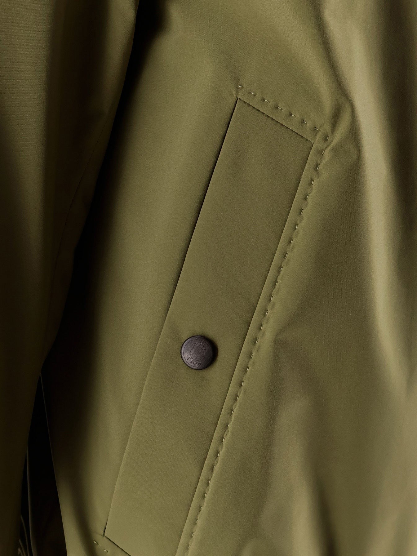 Boss Nylon and viscose reversible jacket