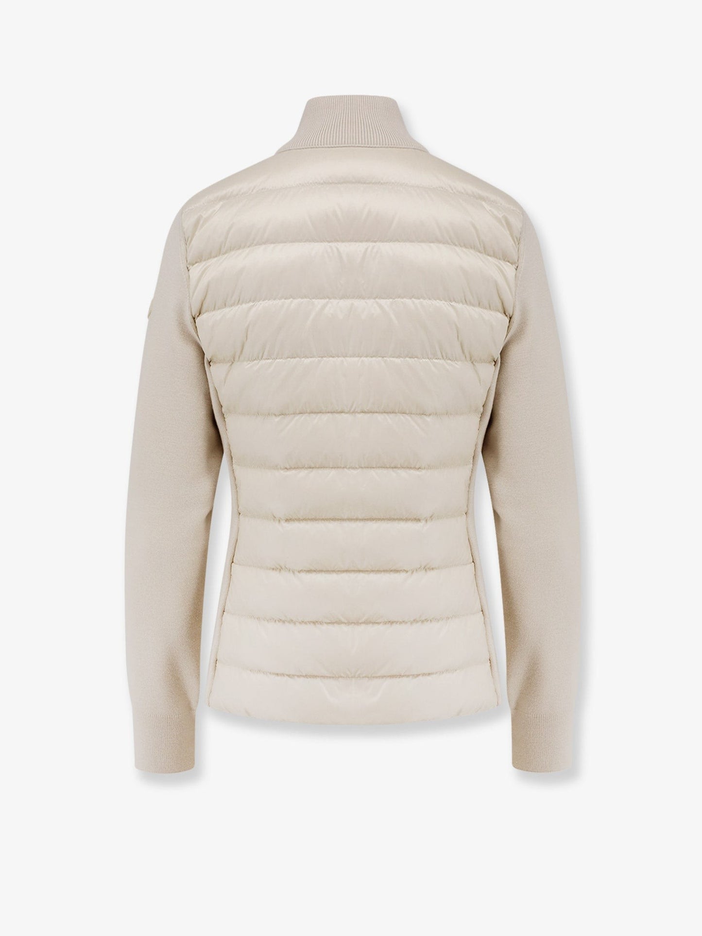 Moncler Nylon down jacket with virgin wool inserts