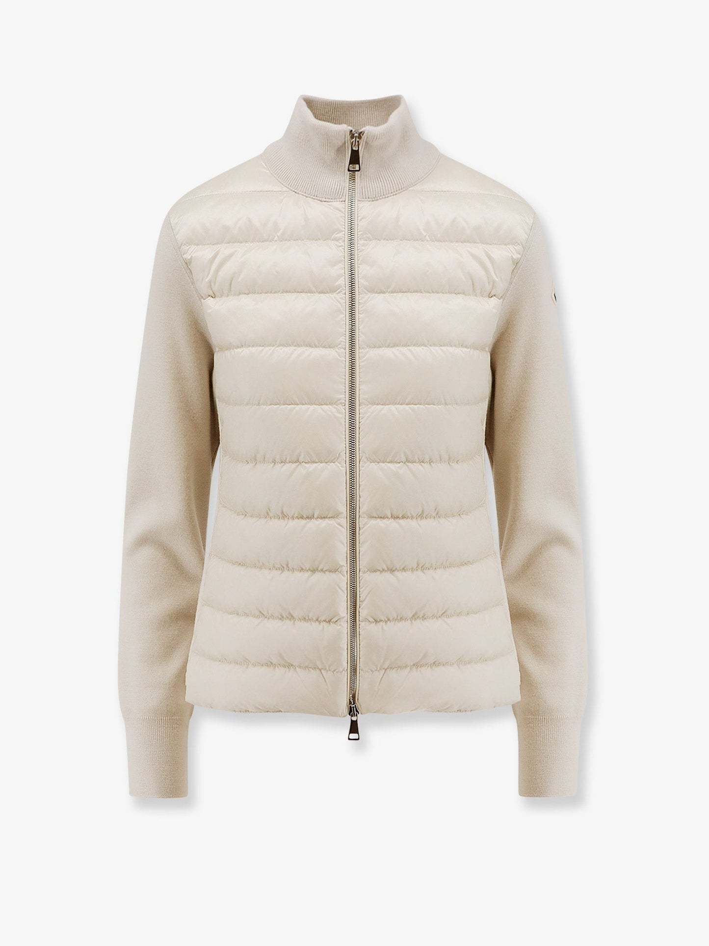 Moncler Nylon down jacket with virgin wool inserts