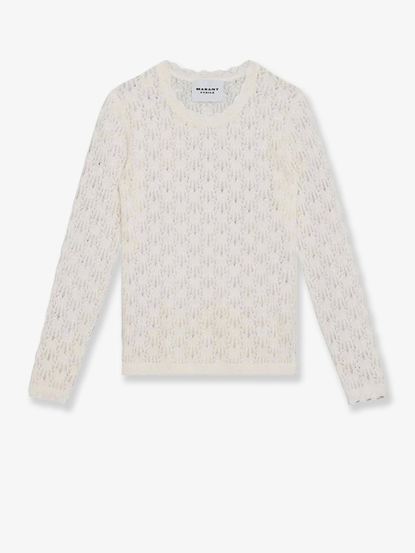 MARANT ETOILE Obeline perforated alpaca blend sweater