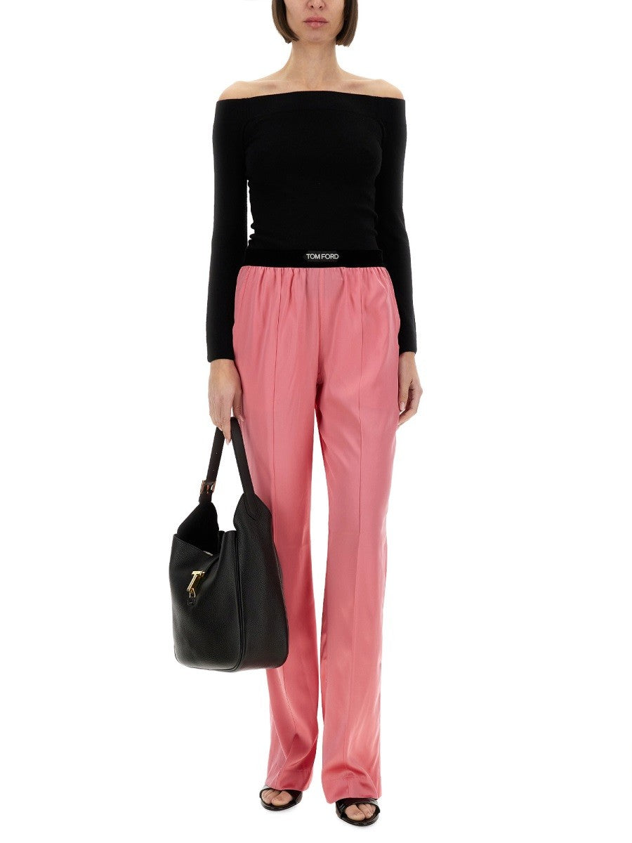 TOM FORD "OFF THE SHOULDER" KNIT TOP