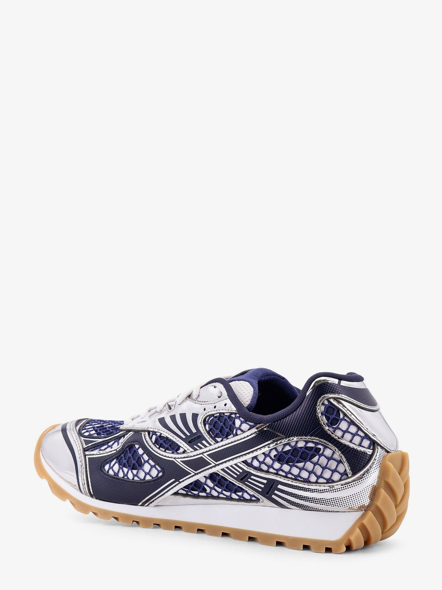 Bottega Veneta Orbit mesh and leather sneakers