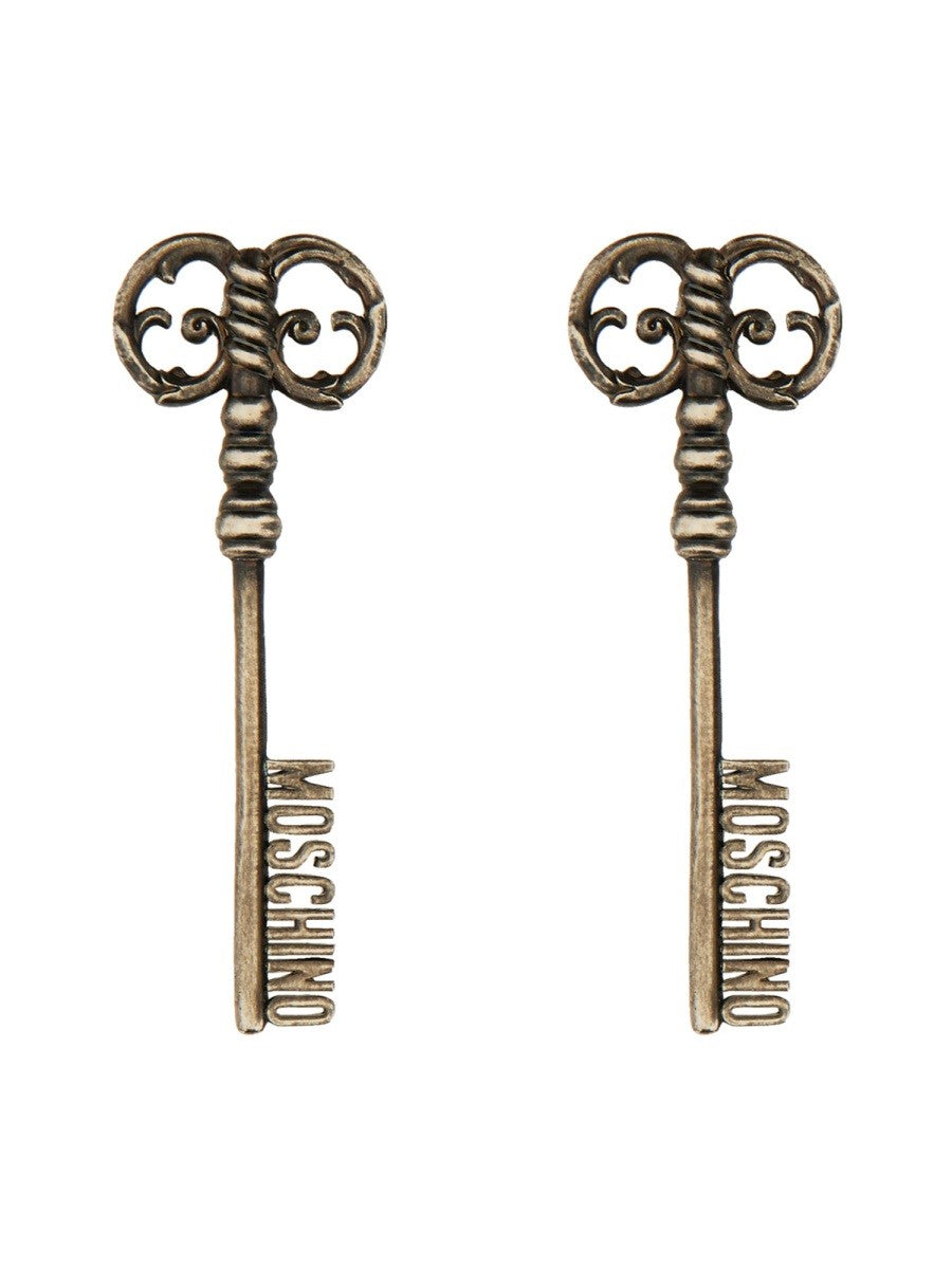 Moschino LOGO EARRINGS
