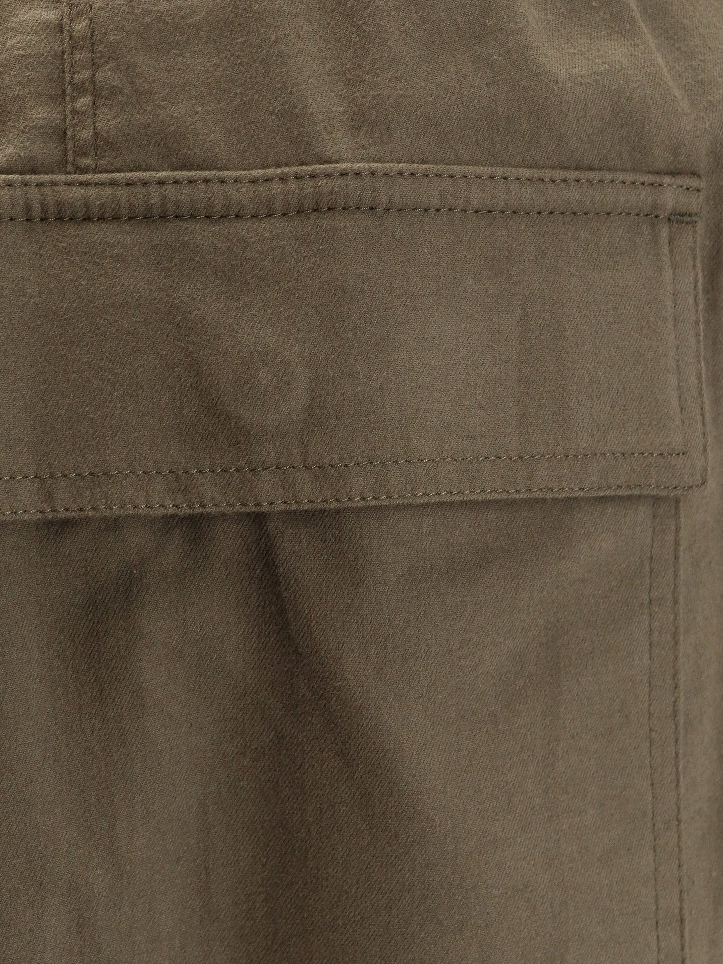 RICK OWENS Organic cotton and certified silk trousers