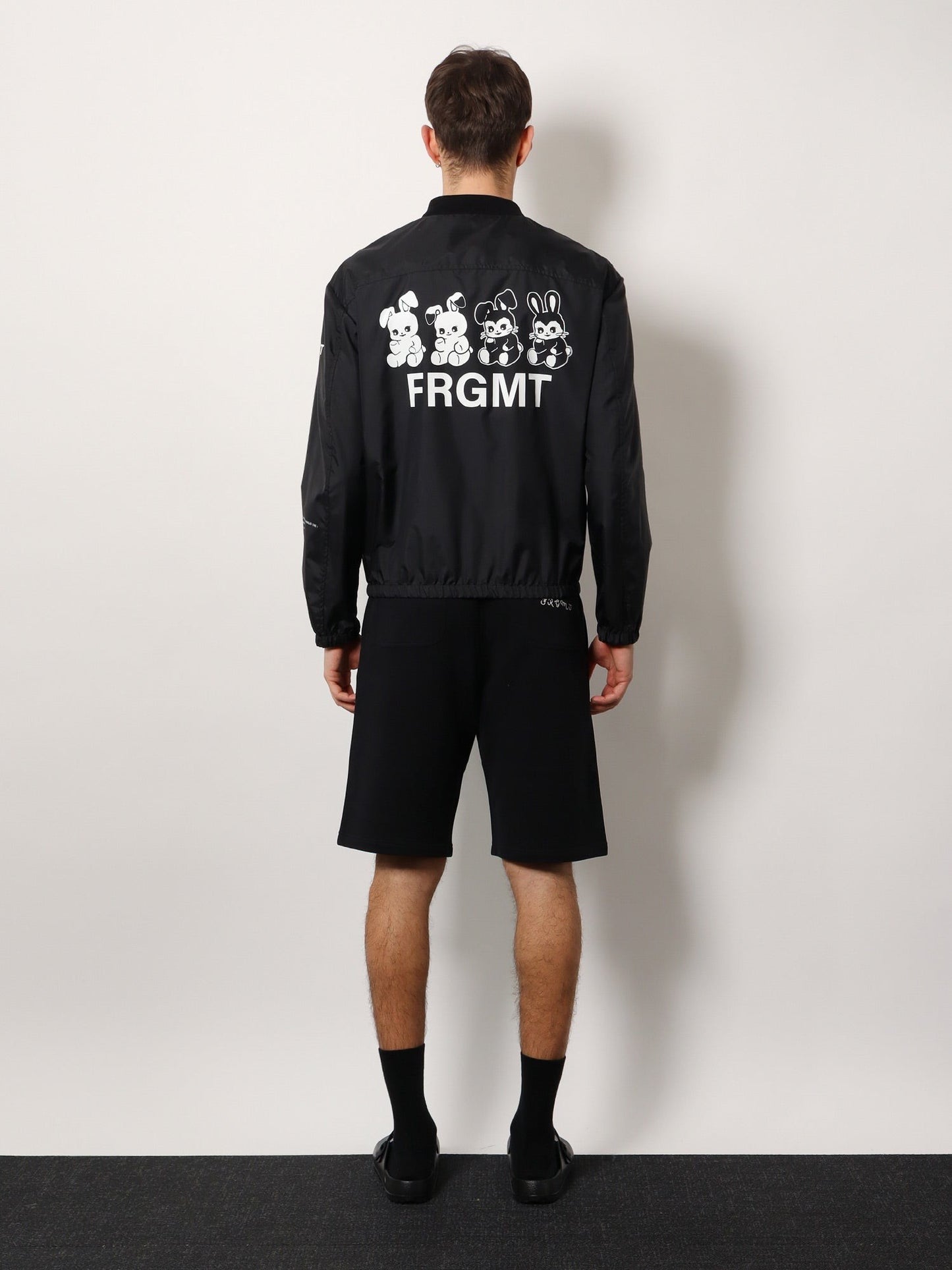 MONCLER GENIUS Ostria 7 moncler frgmt hiroshi fujiwara jacket with maxi print