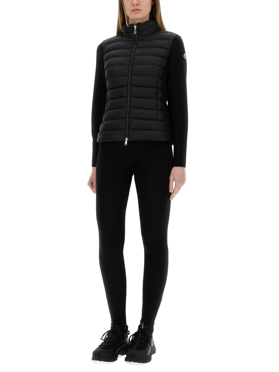 Moncler PADDED JACKET WITH KNITTED SLEEVES