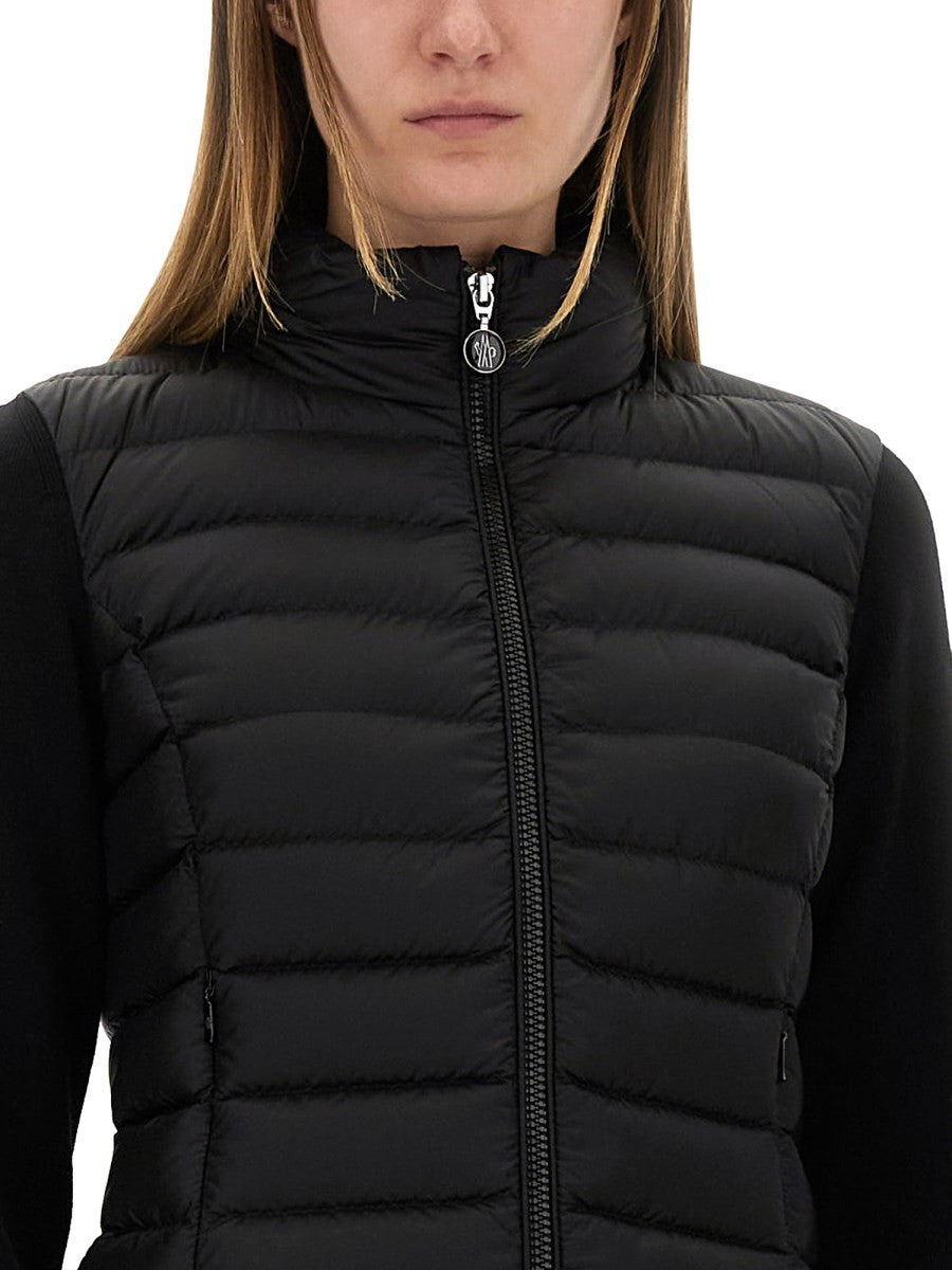 Moncler PADDED JACKET WITH KNITTED SLEEVES