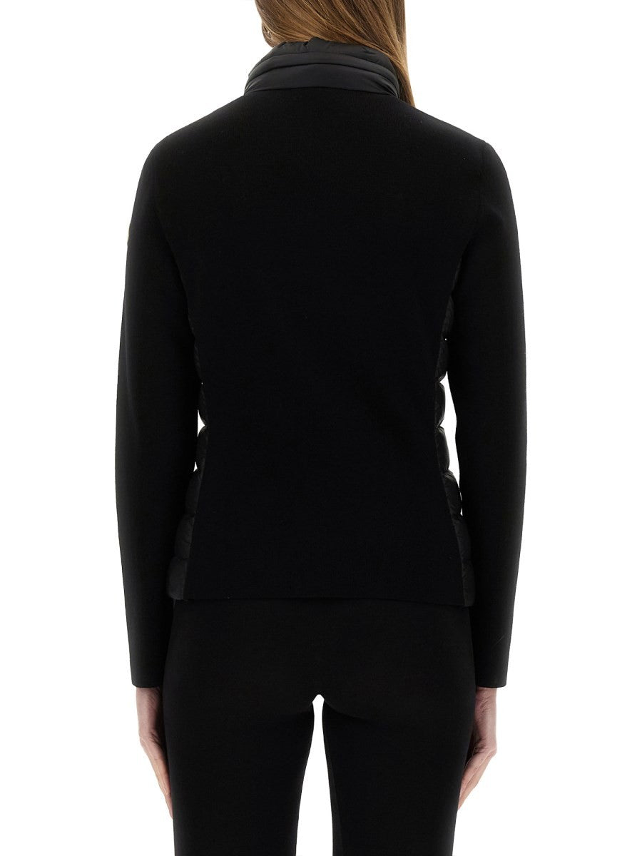 Moncler PADDED JACKET WITH KNITTED SLEEVES