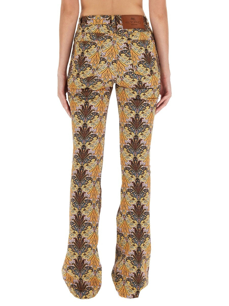 Etro PAISLEY PRINT JEANS