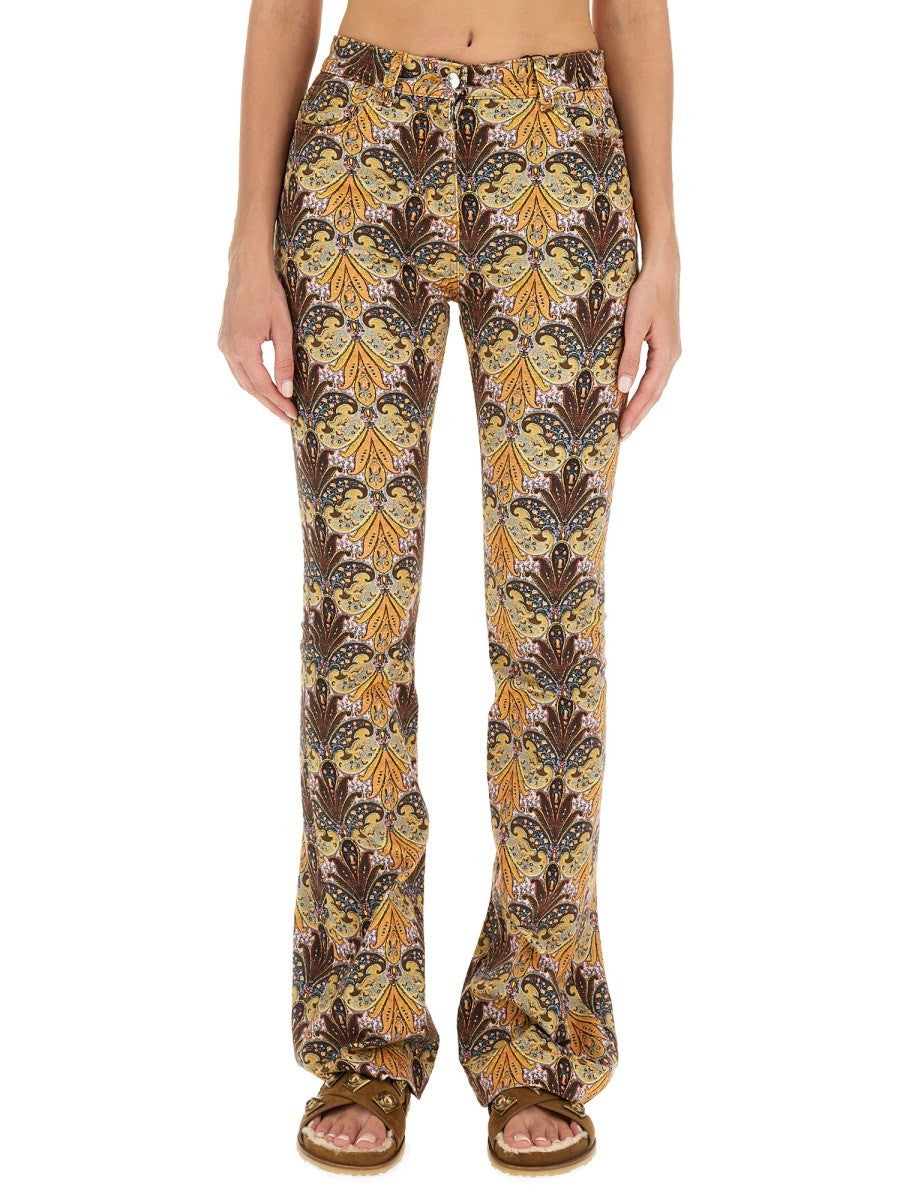 Etro PAISLEY PRINT JEANS