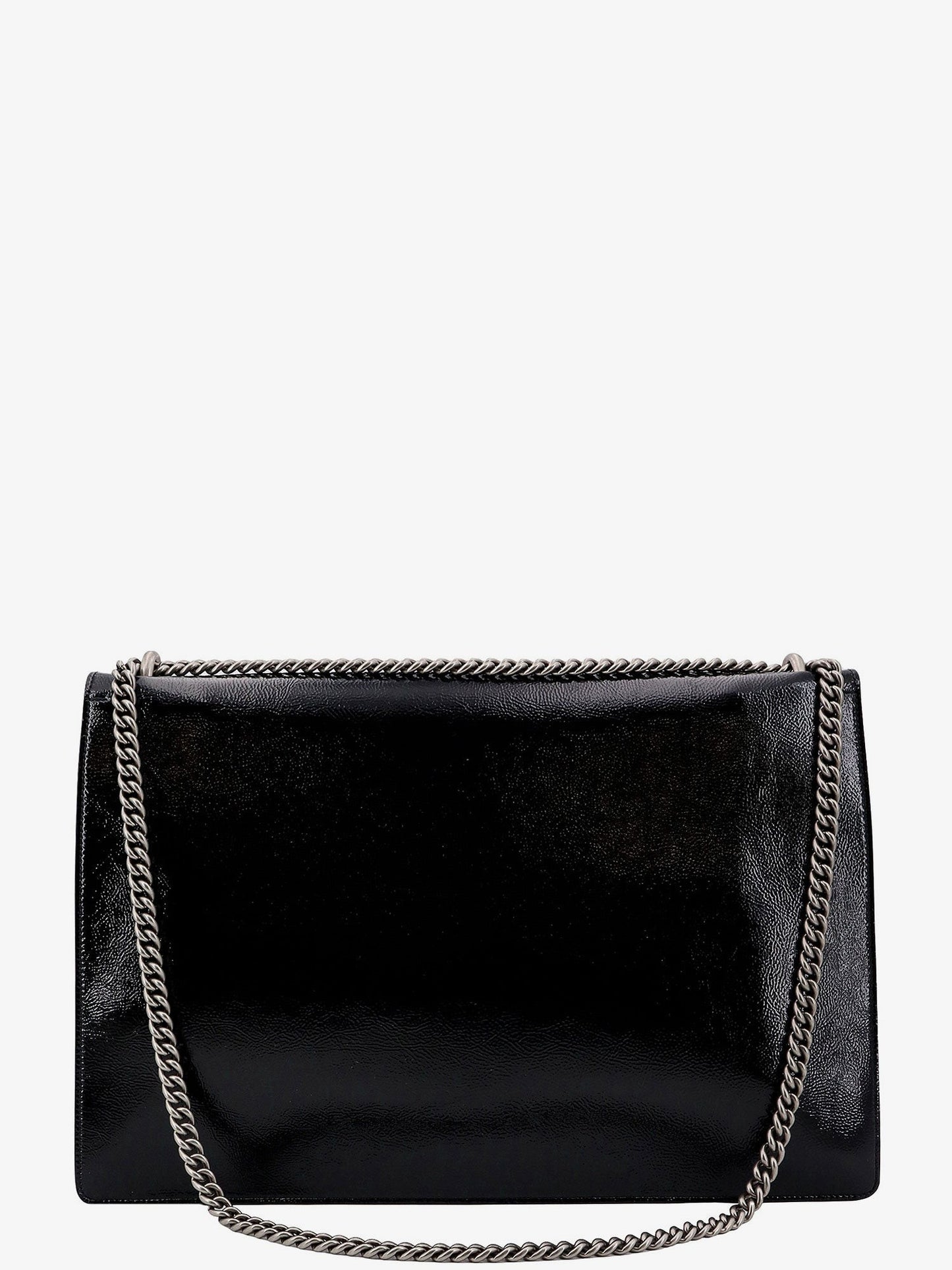 Gucci Patent leather shoulder bag with iconic tiger's head