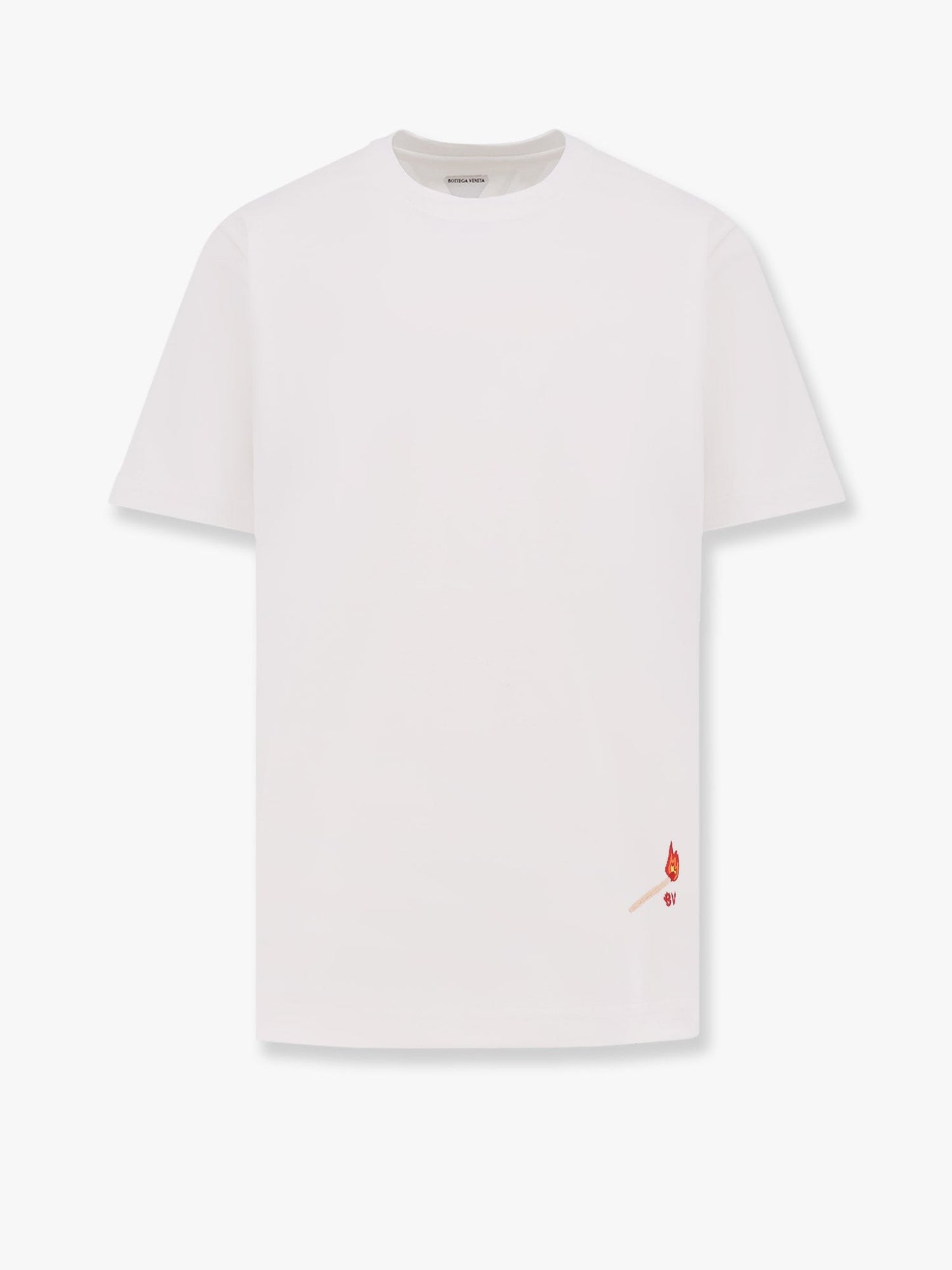 Bottega Veneta Pima cotton jersey t-shirt with match embroidery