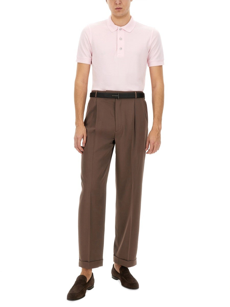 TOM FORD PIQUE POLO.