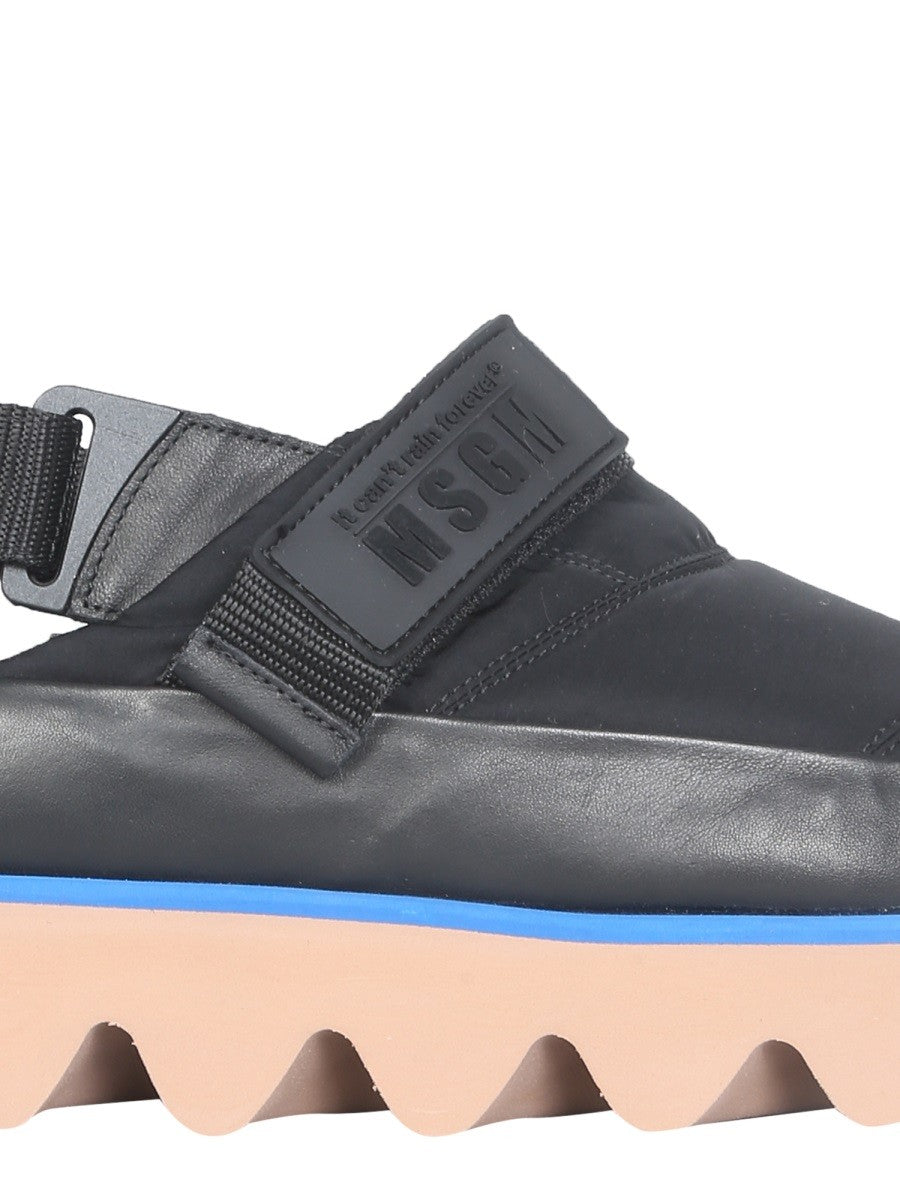 msgm PUFFED SANDALS