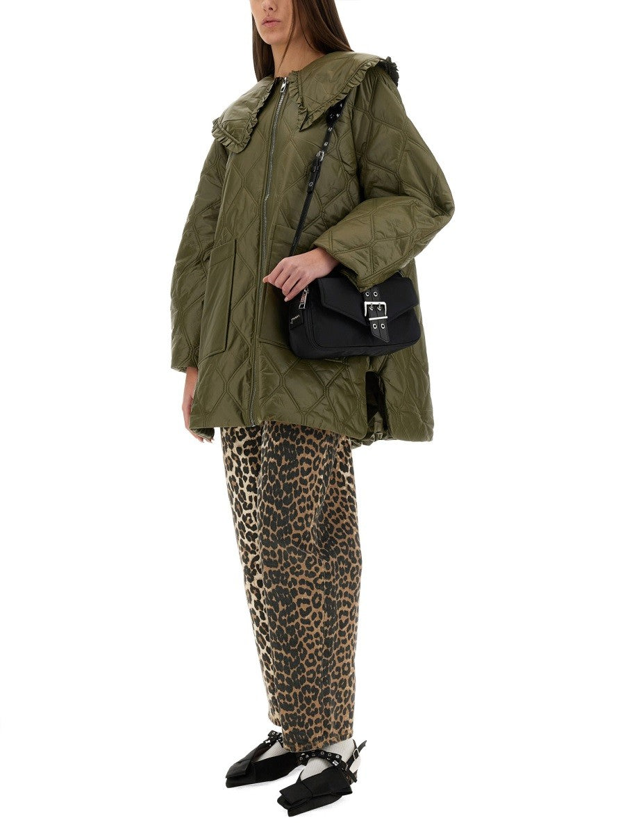 GANNI QUILTED MIDI JACKET