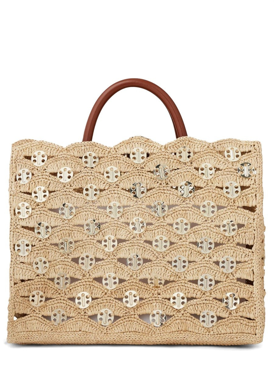 RABANNE RAFIA BAG.