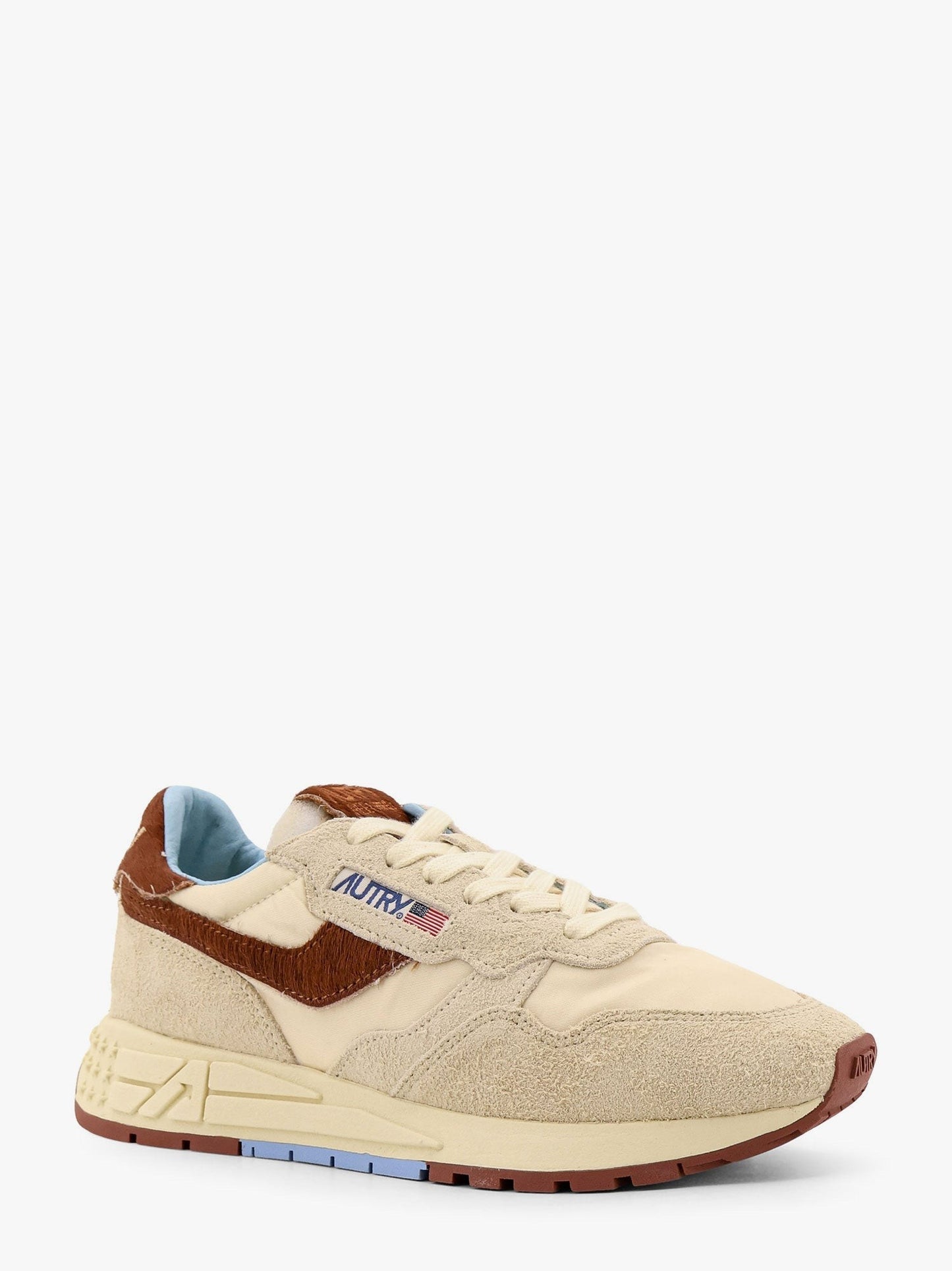 Autry Reelwind suede and nylon sneakers