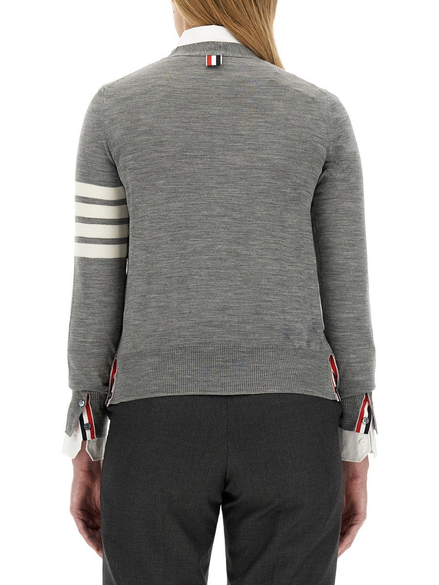 THOM BROWNE RELAXED FIT CARDIGAN