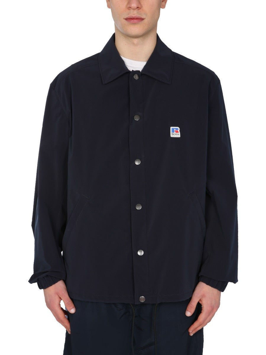 Boss RELAXED FIT JACKET WITH BOSS X RUSSELL ATHLETIC LOGO