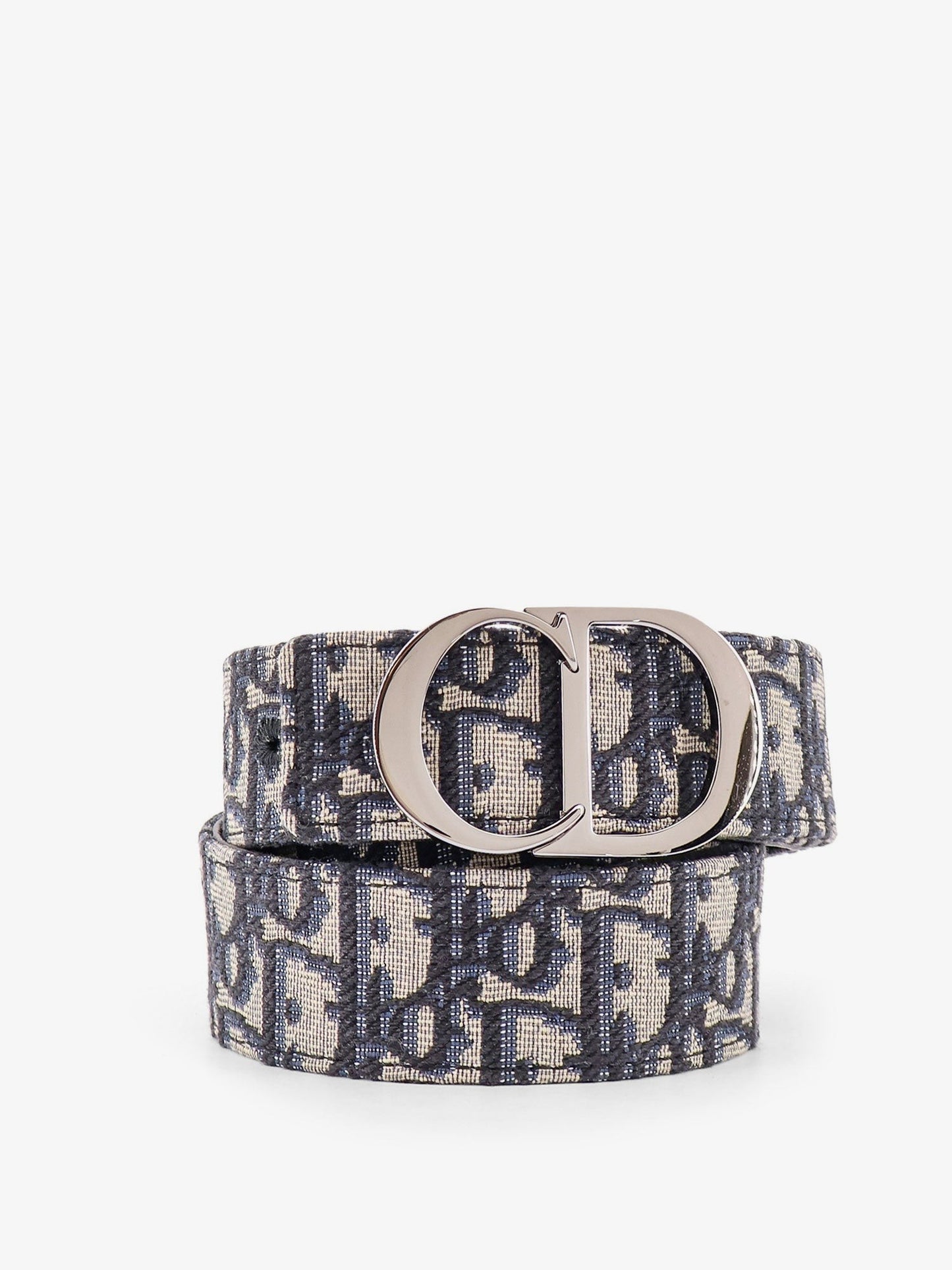 Dior Reversible leather and Dior Oblique fabric belt