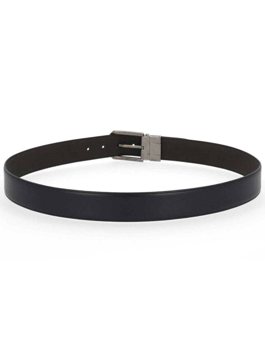 Zegna REVERSIBLE LEATHER BELT