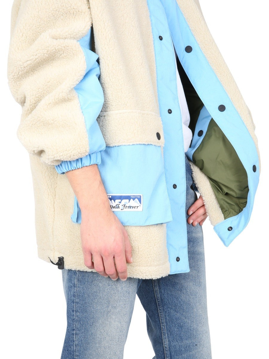 msgm REVERSIBLE SHERPA JACKET