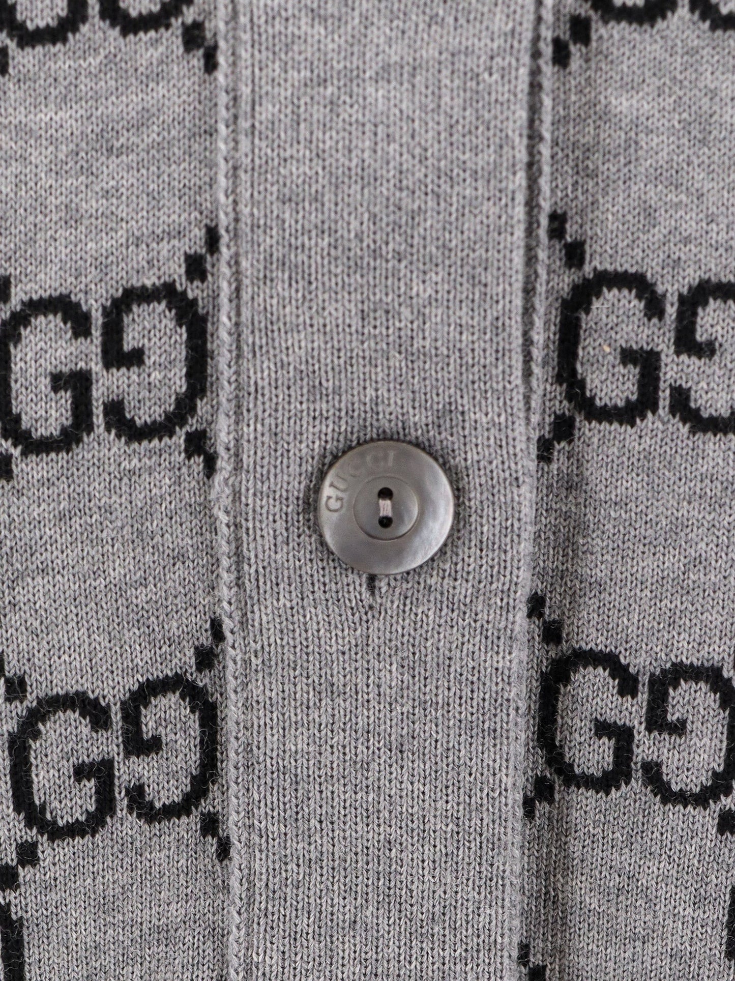 Gucci Reversible wool cardigan with GG motif