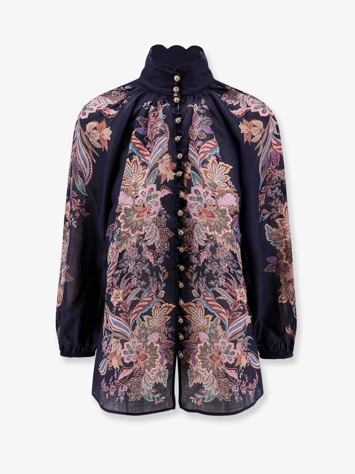 ZIMMERMANN Rhiannon Billow ramie shirt