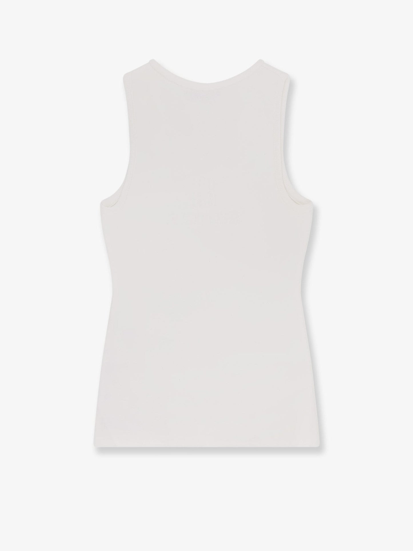 Balenciaga Ribbed viscose blend tank top
