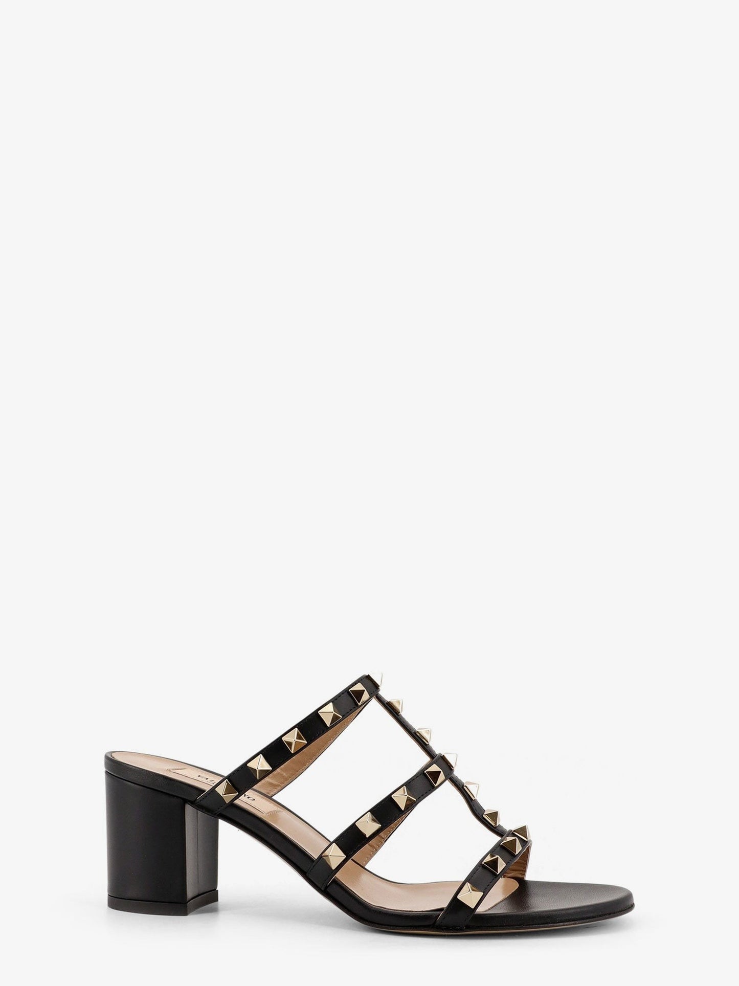 Valentino Garavani Rockstud Slide leather sandals