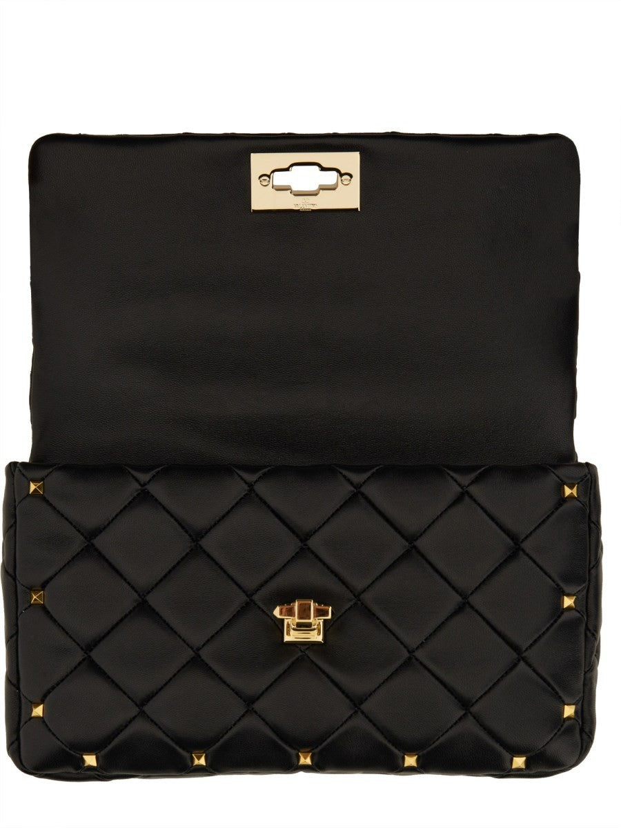 Valentino Garavani ROCKSTUD SPIKE SHOULDER BAG SMALL