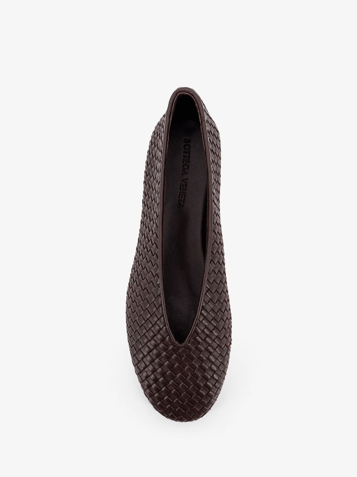 Bottega Veneta Rosa woven leather ballerinas