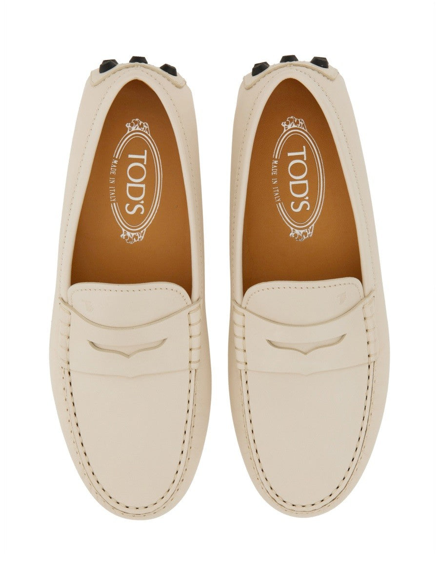 TOD'S RUBBERIZED MOCCASIN