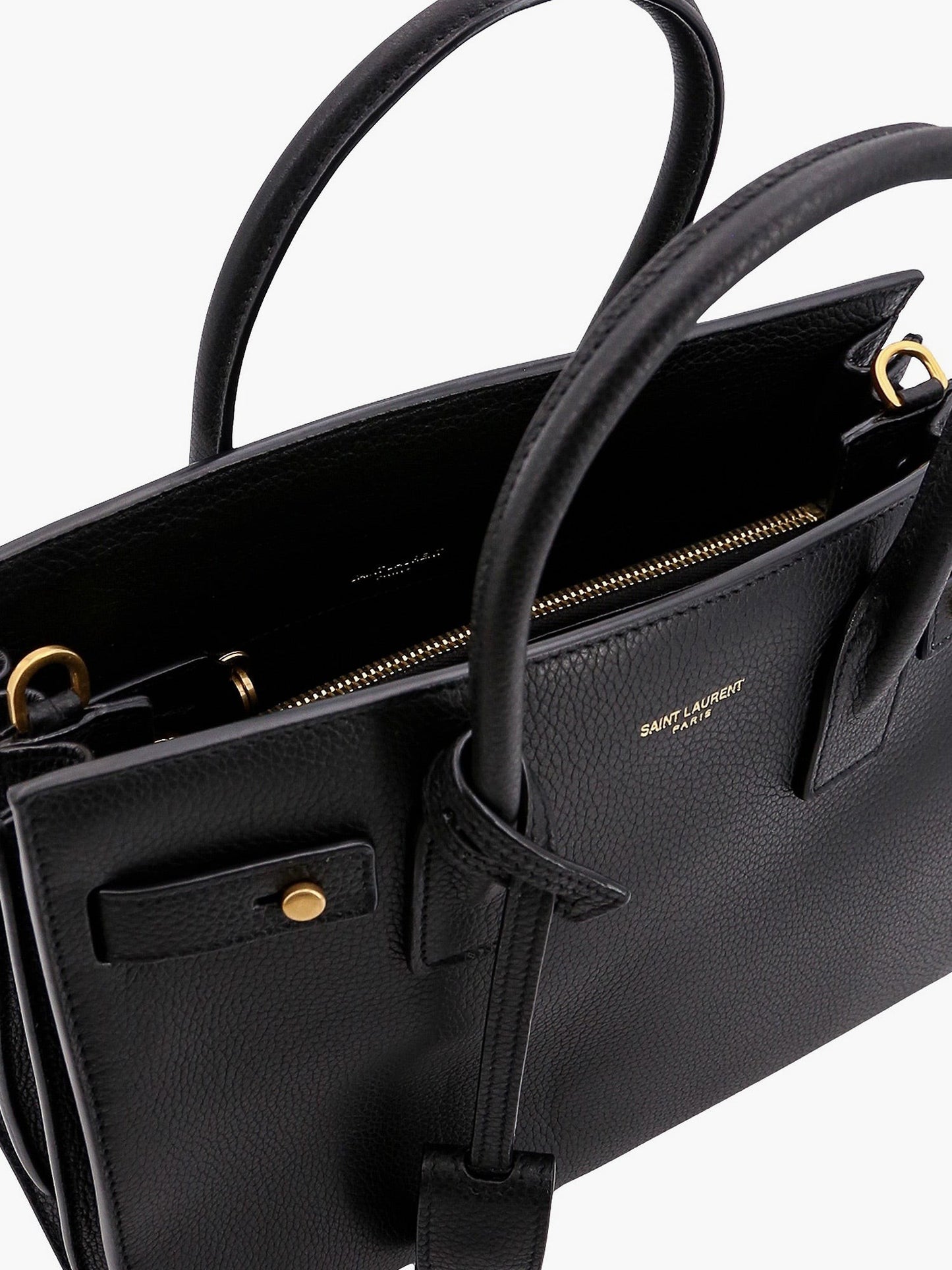 Saint Laurent Sac De Jour Baby textured leather crossbody bag