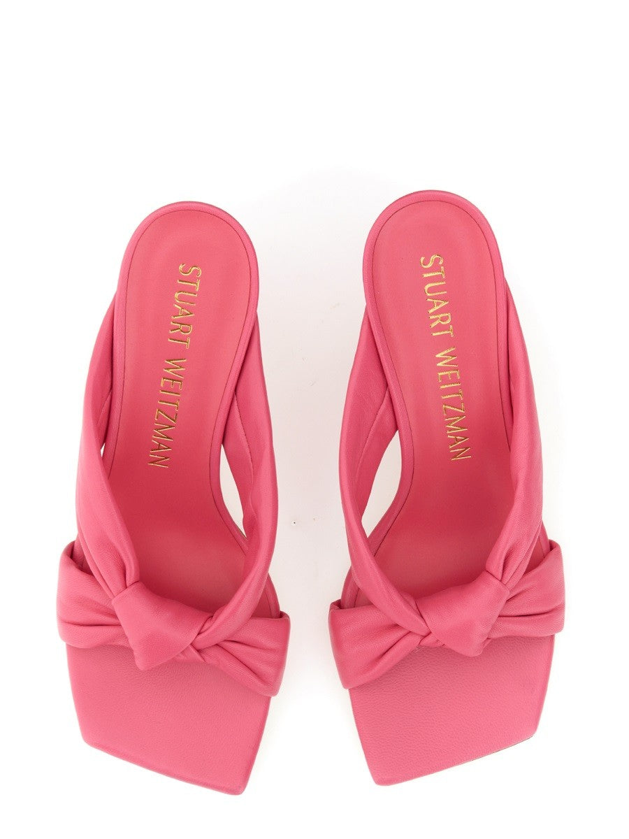 Stuart Weitzman SANDAL WITH BOW