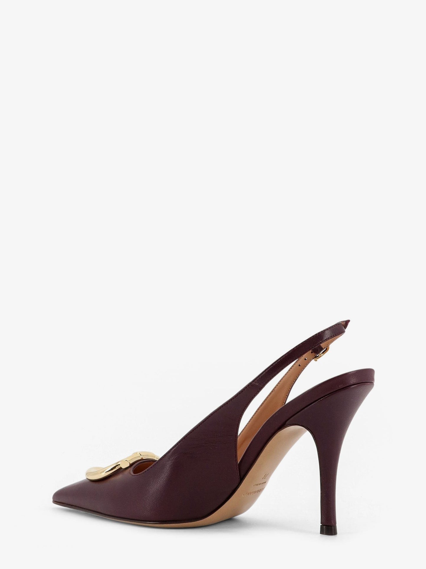 Ferragamo Sara 95 leather slingback pumps