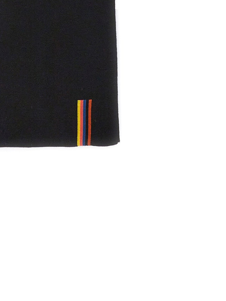 PAUL SMITH SCARF WITH ARTIST STRIPE DETAIL