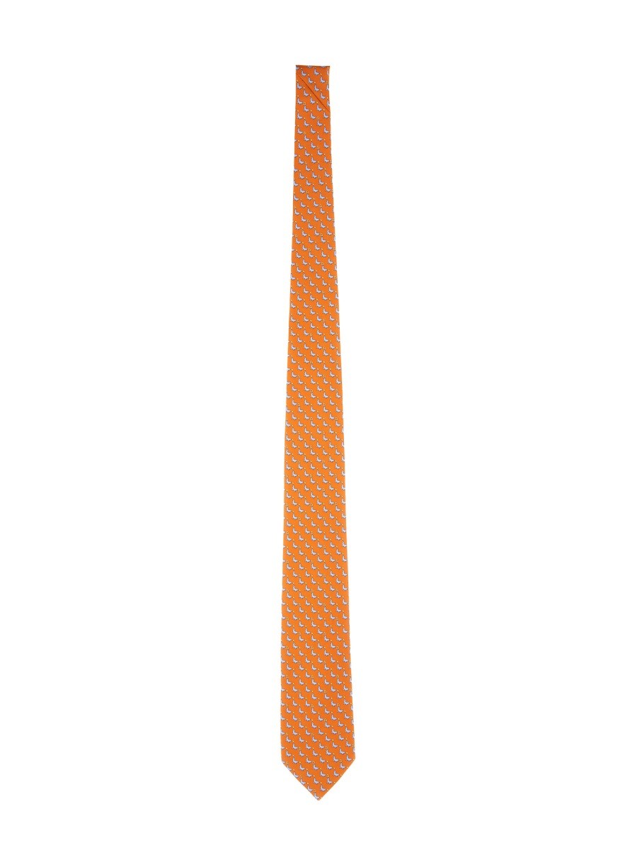 Ferragamo SEAL PRINT TIE