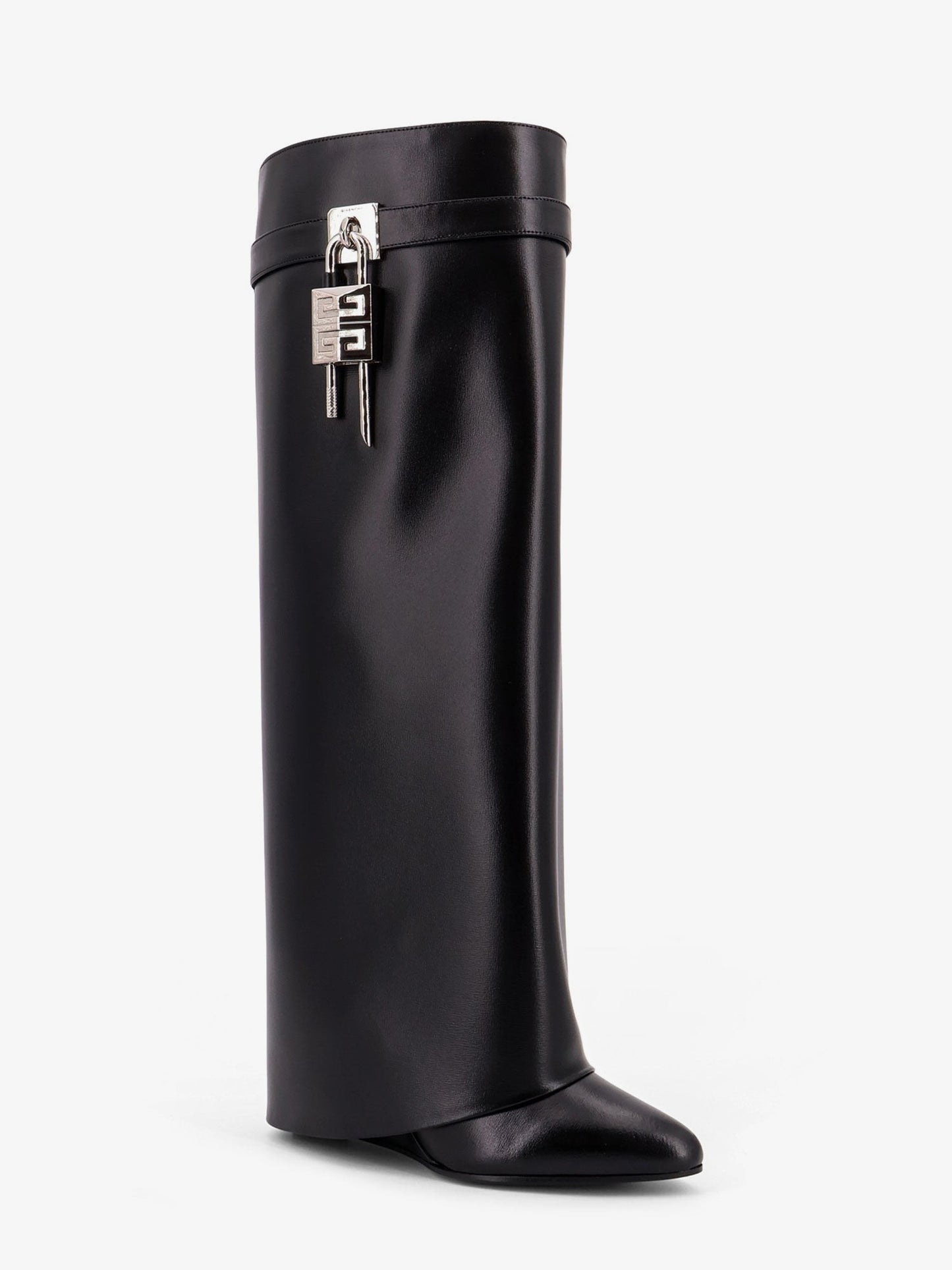 Givenchy Shark Lock leather boots