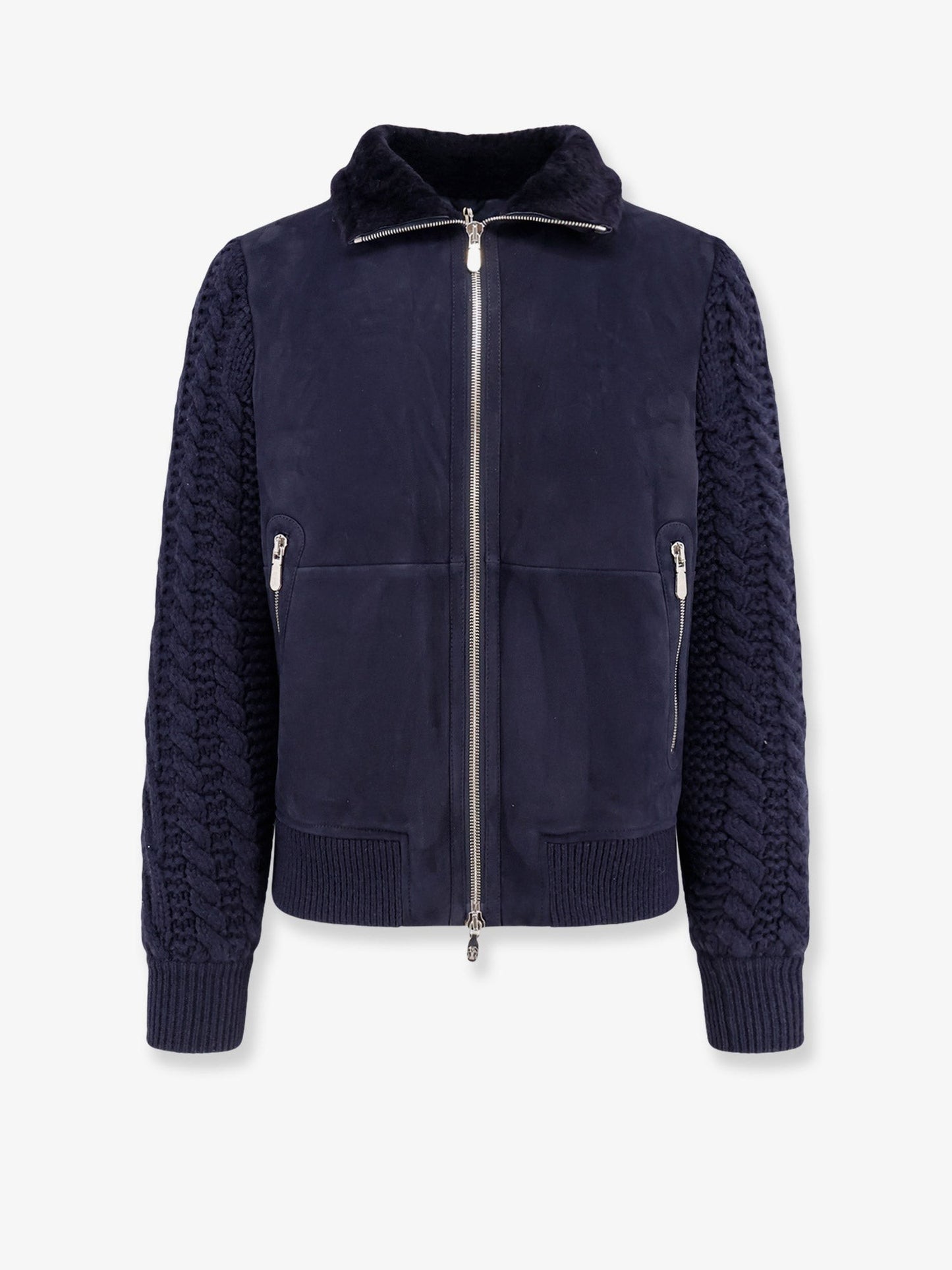 Brunello Cucinelli Sheepskin and cashmere padded jacket