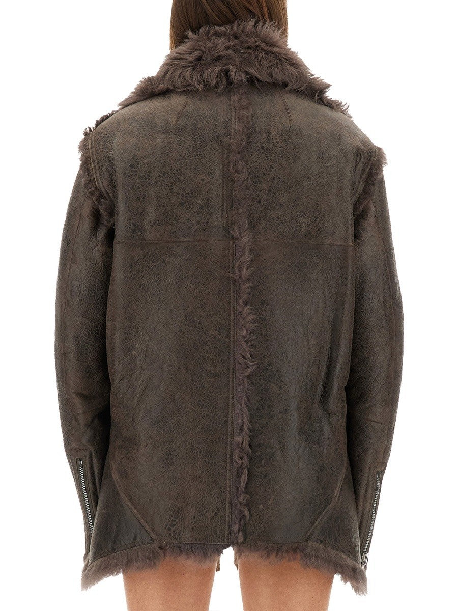 RICK OWENS SHEEPSKIN JACKET "EXPLODER JKT"
