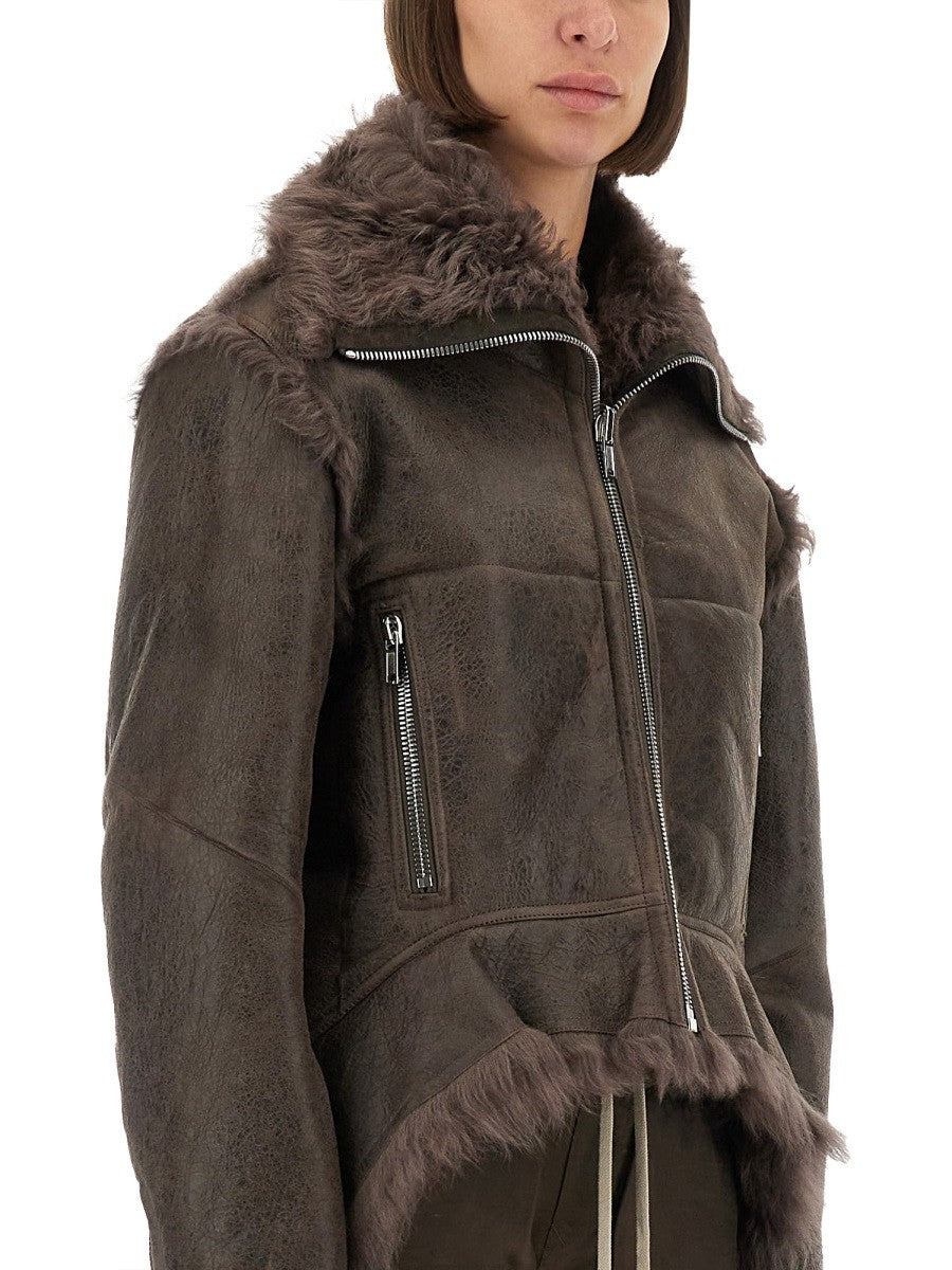 RICK OWENS SHEEPSKIN JACKET "EXPLODER JKT"
