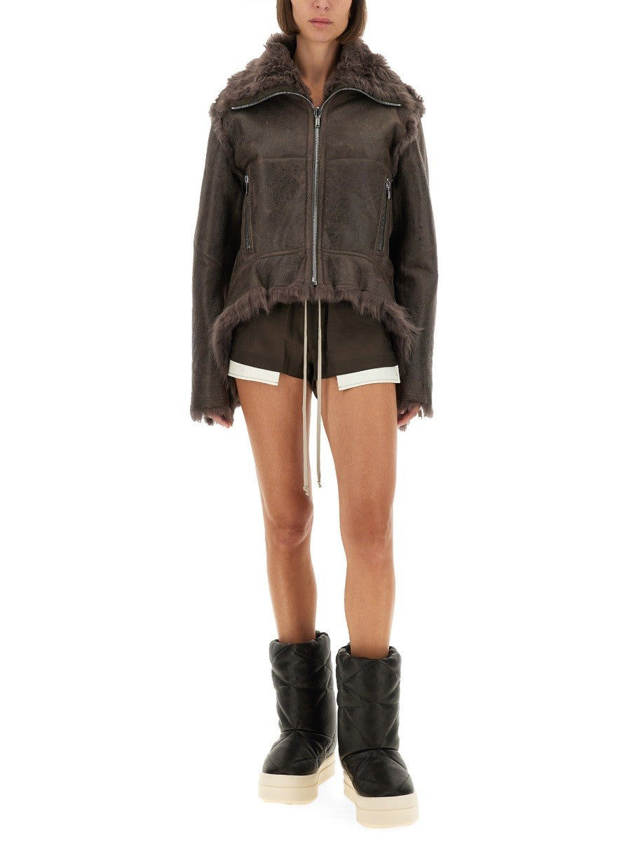 RICK OWENS SHEEPSKIN JACKET "EXPLODER JKT"